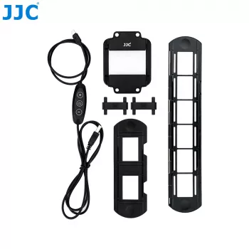 JJC FDA-LED1 LED gaismas panelis filmu un slīdfilmu digitalizācijai, 6500K, CRI≥95, USB-C barošana