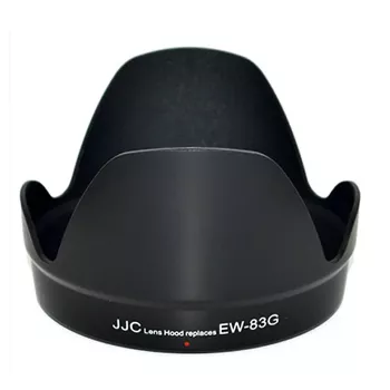 JJC objektīva saulessargs Canon EW-83G, ziedlapveida, melns