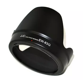 JJC objektīva saulessargs Canon EW-83G, ziedlapveida, melns