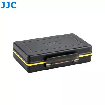JJC cietais maciņš Insta360 X4/X3 – bateriju un atmiņas karšu organizators (melns)