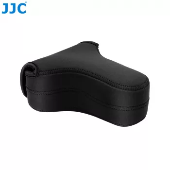 JJC OC-S3BK Neoprēna kameras maciņš DSLR/spoguļkamerām ar garo objektīvu, melns