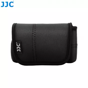 JJC OC-S3BK Neoprēna kameras maciņš DSLR/spoguļkamerām ar garo objektīvu, melns
