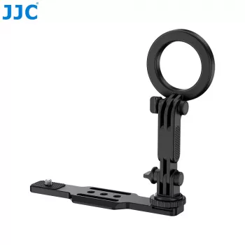 JJC HG-CS1 Paplašināšanas Turētājs DJI Osmo Pocket 3 ar Magsafe Telefona Turētāju, 1/4 inch Vītnes, Cold Shoe, Alumīnija Sakausējums, Melns