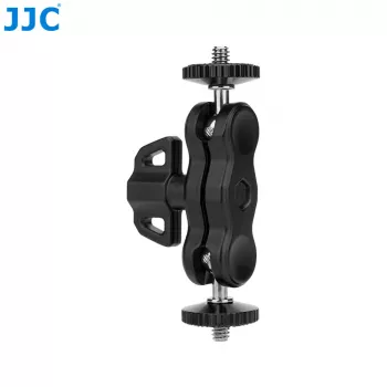 JJC MFC-B Magic Arm Elastīgais Gulbja Kakla Stiprinājums ar Skavu Monitora Lampai, 2x 1/4 inch Skrūve, Melns
