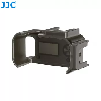 JJC Rāmja aizsargmāja DJI Osmo Pocket 3, magnētiskais ātrfiksators, 2x 1/4 inch vītne, Cold shoe, alumīnija sakausējums, melna