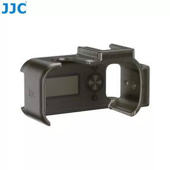 JJC Rāmja aizsargmāja DJI Osmo Pocket 3, magnētiskais ātrfiksators, 2x 1/4 inch vītne, Cold shoe, alumīnija sakausējums, melna
