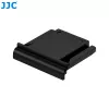JJC Hot Shoe Cover Ricoh GR IV HDF Monochrome un ISO standarta zibspuldzes kurpītei, Melns