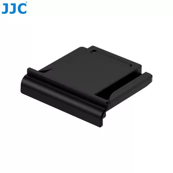 JJC Hot Shoe Cover Ricoh GR IV HDF Monochrome un ISO standarta zibspuldzes kurpītei, Melns