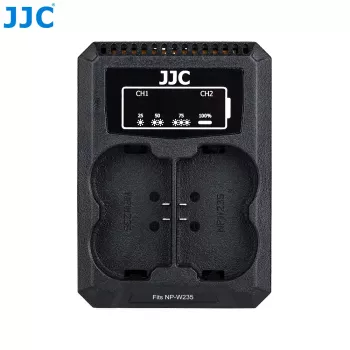 JJC Dual USB Lādētājs Fujifilm NP-W235 akumulatoriem