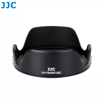 JJC LH-YN50F18II Tulip Lens Hood for Yongnuo YN 50mm f/1.8 II Lens - Black