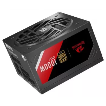 Redragon Master GC-MS03 1000W barošanas bloks, 80 PLUS Standard, ATX, nemodulārs, 120mm ventilators, melns