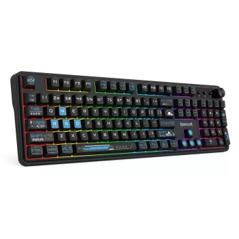 Redragon Volcano K526BB-WL Dual Mode Mechanical Gaming Keyboard, RGB Backlight, Black