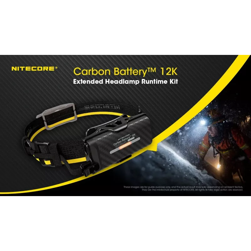 Nitecore Carbon Battery 12K Kit 12000 mAh pārnēsājamais akumulators