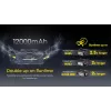 Nitecore Carbon Battery 12K Kit 12000 mAh pārnēsājamais akumulators