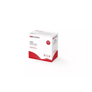 Hikvision DS-1LN6-UE-W Cat6 UTP montāžas kabelis 305m Pelēks