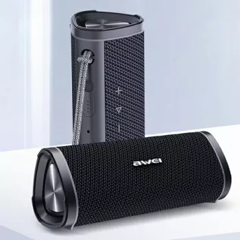 AWEI Y331 portatīvais Bluetooth skaļrunis 5W IPX6 Melns