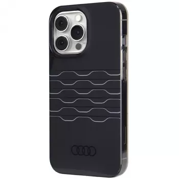 Audi IML MagSafe Case iPhone 13 Pro / 13 6.1 Melns Cietais Vāciņš
