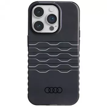 AUDI IML MagSafe Case iPhone 14 Pro 6.1 Melna Cietais Apvalks AU-IMLMIP14P-A6/D3-BK