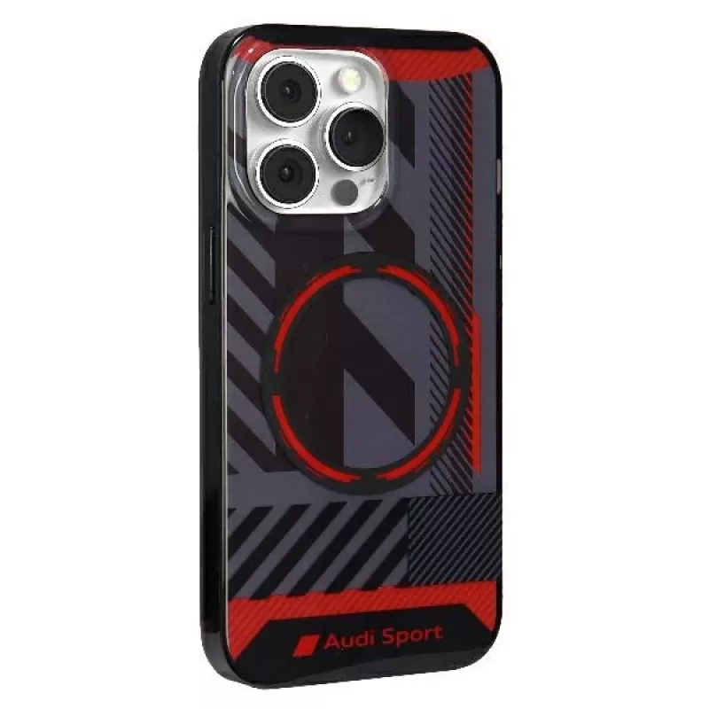 Audi IML Sport MagSafe Case iPhone 13 Pro Max 6.7 inch Black Hardcase