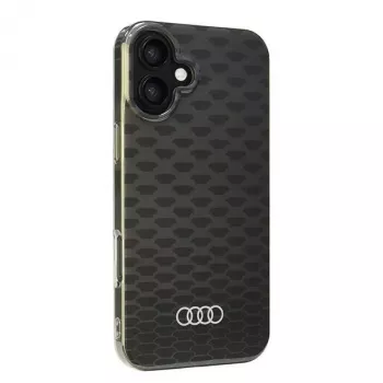 Audi IML Stitching Pattern MagSafe Hard Case Apple iPhone 16 Plus 6.7 inch Melns