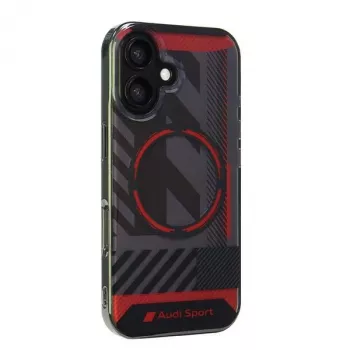Audi IML Sport MagSafe cietais vāciņš Apple iPhone 16, 6.1 inch, Melns