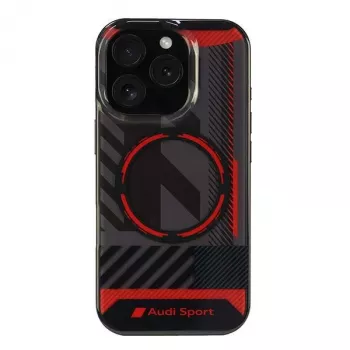 Audi IML Sport MagSafe cietais vāciņš Apple iPhone 16 Pro 6.3 inch melns