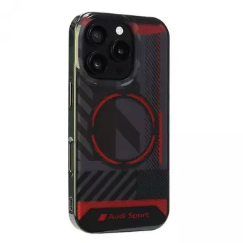 Audi IML Sport MagSafe cietais vāciņš Apple iPhone 16 Pro 6.3 inch melns