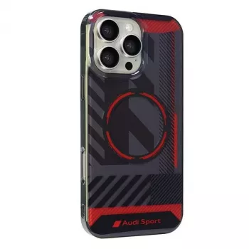 Audi IML Sport MagSafe cietais vāciņš iPhone 16 Pro Max 6.9 inch - Melns