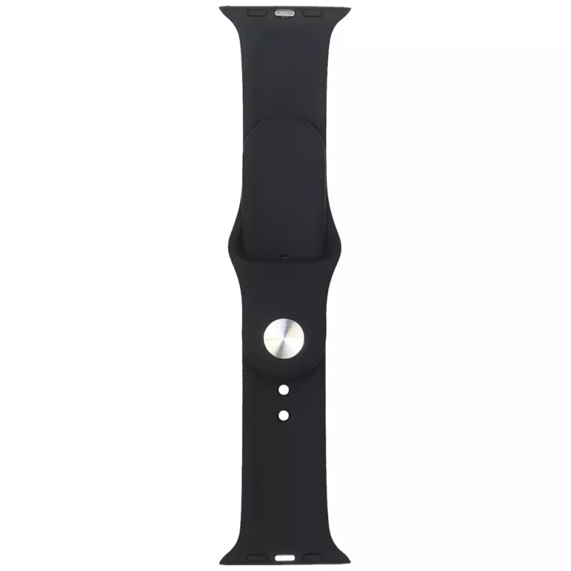 Audi Geometric Pattern Silicone Watch Strap for Apple Watch 44/45/46/49mm Black