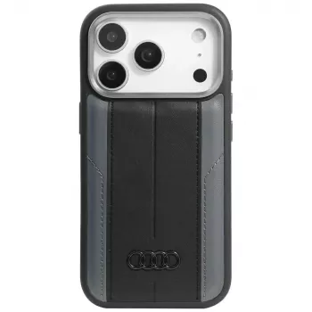Etui Audi A6 Synthetic Leather MagSafe for iPhone 17 Pro Black