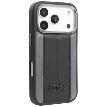Etui Audi A6 Synthetic Leather MagSafe for iPhone 17 Pro Black