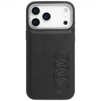 Audi TT Synthetic Leather MagSafe Case for iPhone 17 Pro Black
