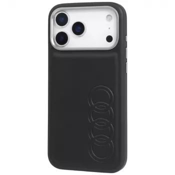 Audi TT Synthetic Leather MagSafe Case for iPhone 17 Pro Black