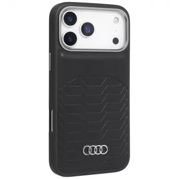 Audi GT Synthetic Leather MagSafe Case for iPhone 17 Pro Black