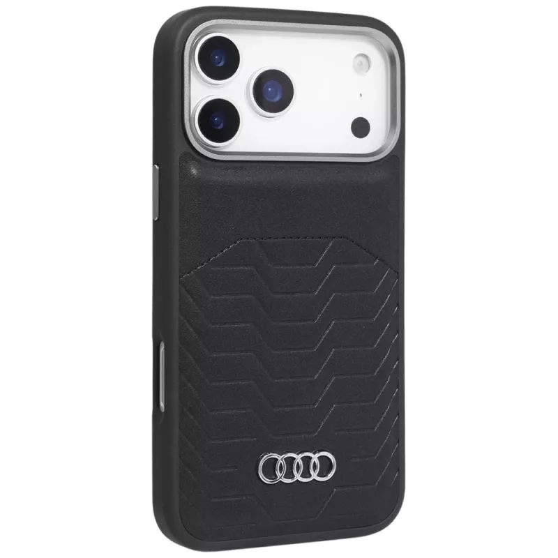 Audi GT Synthetic Leather MagSafe Case for iPhone 17 Pro Black