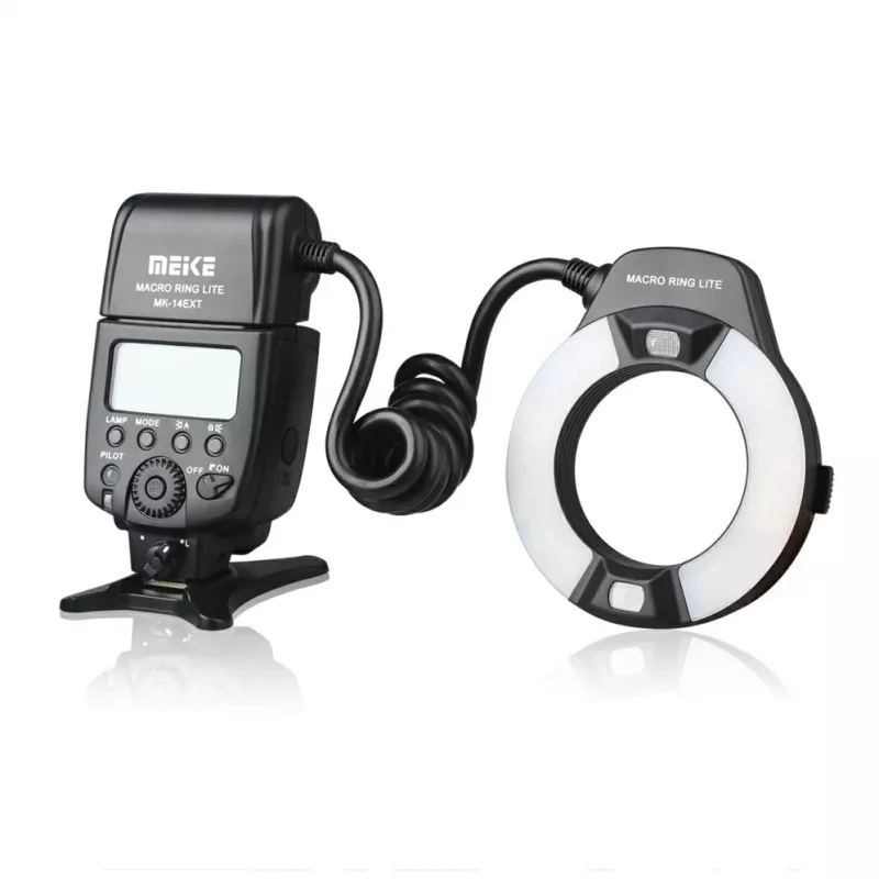 Meike MK-14EXT-N Macro Ring Flash for Nikon DSLR Cameras