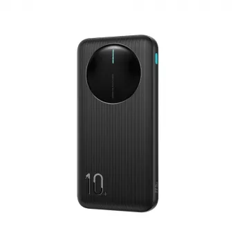 Powerbank Joyroom JR-PBF12 Pro 22.5W 10000mAh ar digitālo displeju 2x USB-A 1x USB-C - Melns
