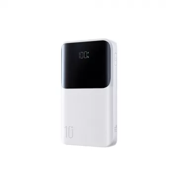 Joyroom JR-QP191 Star Series Mini 10000 mAh 22.5W Power Bank ar digitālo displeju Balts