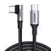 UGREEN USB-C to USB-C Angled Cable US334 5A PD 100W 2m Black