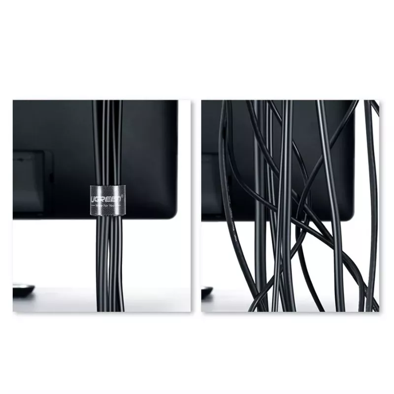 UGREEN LP124 Cable Organizer Tape 5m Black
