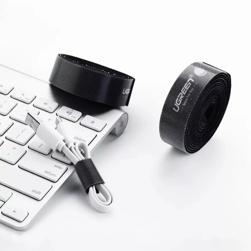 UGREEN LP124 Cable Organizer Tape 5m Black