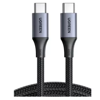 UGREEN US535 USB-C to USB-C kabelis 240W 2m Melns