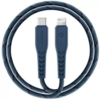 ENERGEA Nyloflex USB-C to Lightning Cable MFi Certified 1.5m Blue