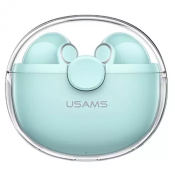 USAMS BUseries BHUBU03 TWS Bluetooth 5.1 Ausiņas, Zaļš
