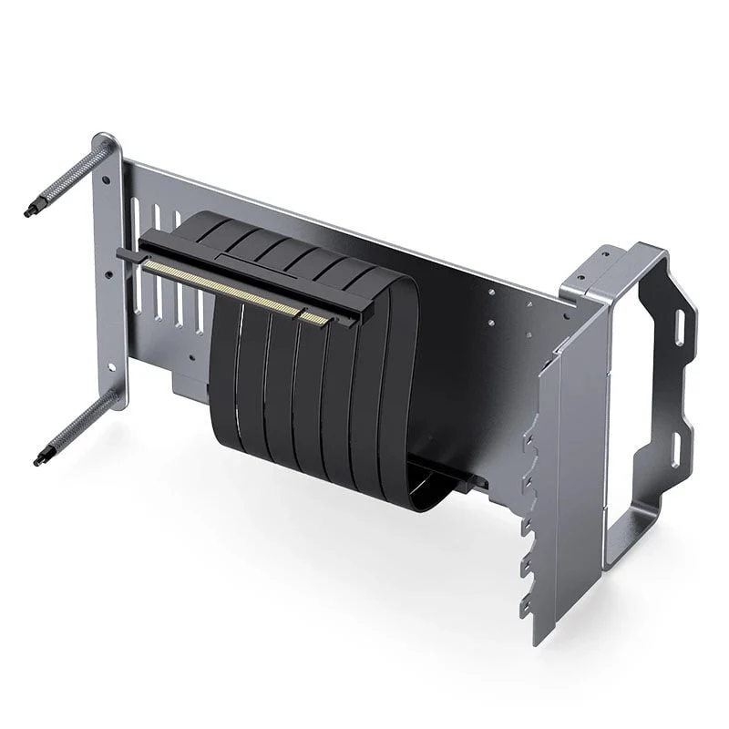 Jonsbo A50 Vertical GPU Mount Kit, PCIe 5.0 Riser Cable 175mm, Gray (A50 GRAY)