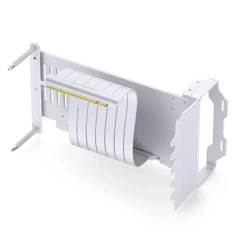 Jonsbo A50 Vertical GPU Mount Kit, PCIe 5.0 Riser Cable 175mm - White