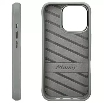 Nimmy Protective Case for Apple iPhone 16 Pro Max 6.9 inch Gray Glasses Cool Cat Graphic