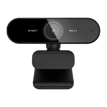 EMEET SmartCam Nova 4K tīmekļa kamera ar AI automātisko kadrēšanu, diviem mikrofoniem, privātuma vāciņu, USB-C