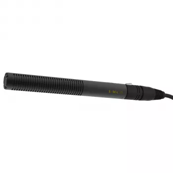 Deity S-Mic 3S Īsais šautenes kondensatora mikrofons - Supercardioid, XLR, Melns