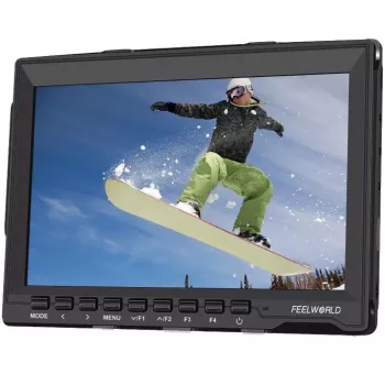 FEELWORLD FW759 7 collu IPS LCD monitors ar HDMI un AV ieeju